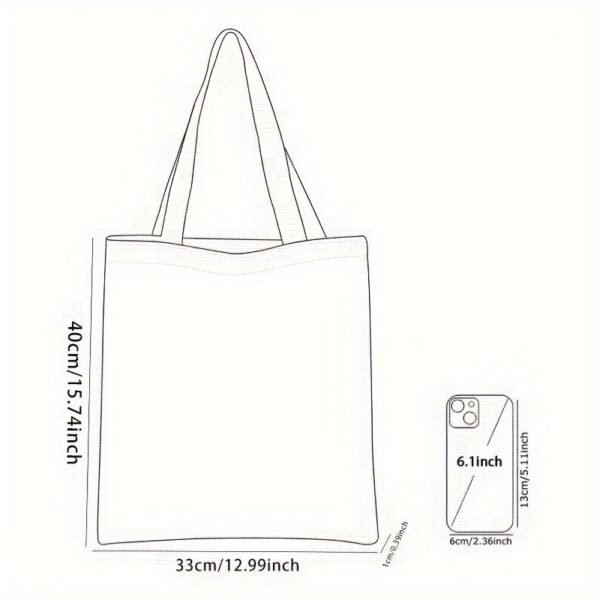A Large Capacity Tote Bag with a Blue Starfish Pattern