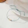 Golden Glow Anklet Minimalist Summer Foot Charm