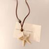 Ocean Star Pendant Necklace Minimalist Coastal Elegance