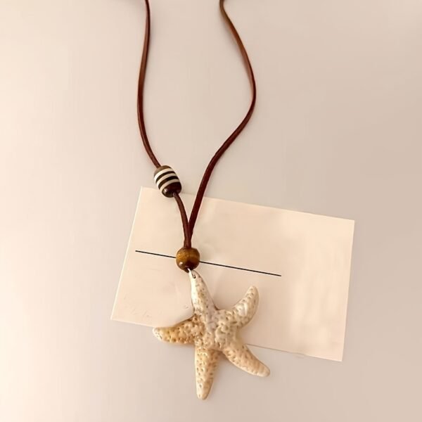 Ocean Star Pendant Necklace Minimalist Coastal Elegance