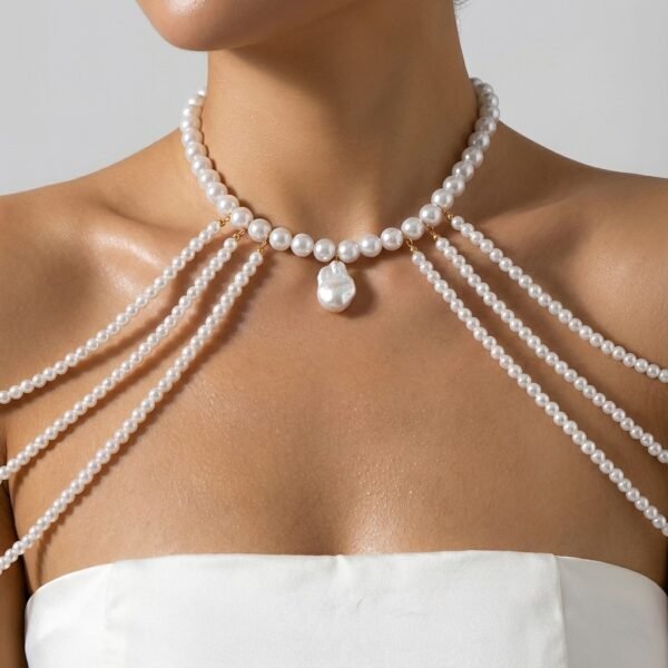 Boho Luxe Tassel Necklace Beaded Beach Statement Piece