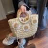 Artisan Woven Tote Handmade Summer Carry Bag
