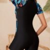 Women'S Stylish One-Piece Competitive Swimsuit