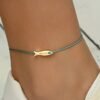 Golden Glow Anklet Minimalist Summer Foot Charm