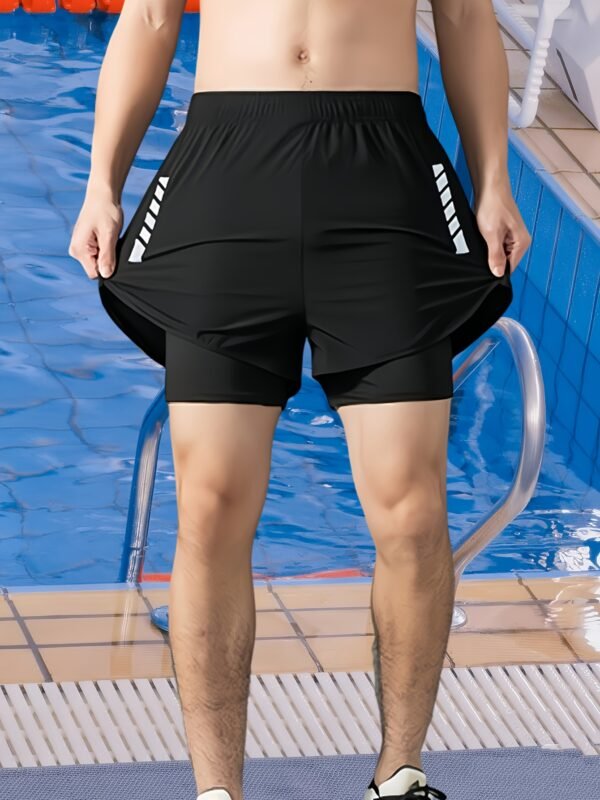 Anti-Embarrassment Men'S Summer Shorts for Fitness And Swimming
