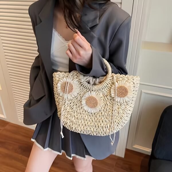 Artisan Woven Tote Handmade Summer Carry Bag