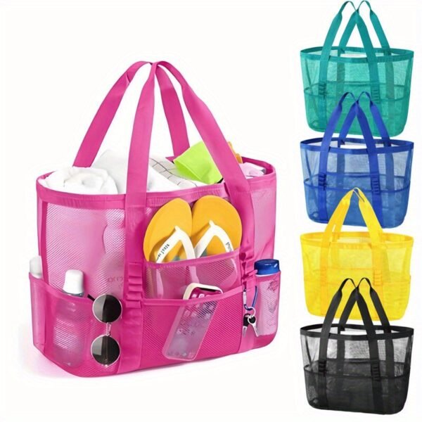 Mega Sand-Free Beach Tote Ultra Storage Family Travel Bag
