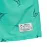 Men's Quick-Dry Swim Trunks with Dolphin Print - Drawstring Waist