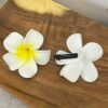 1pc Fashion Cute Women'S Cute Yellow Plumeria Hairpins