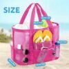 Mega Sand-Free Beach Tote Ultra Storage Family Travel Bag