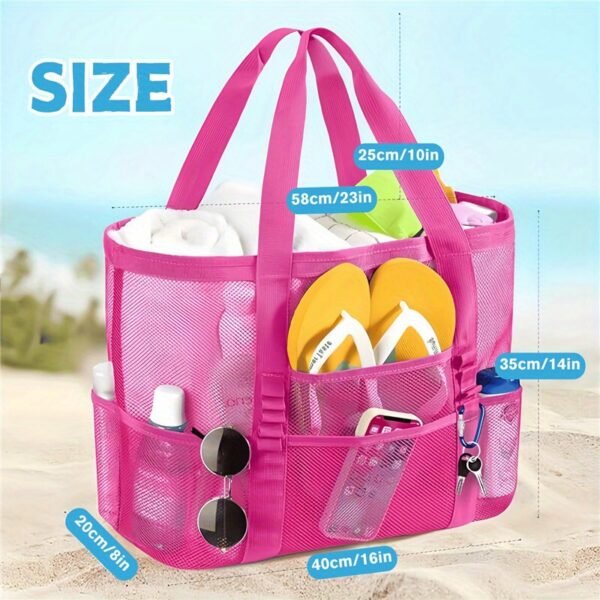 Mega Sand-Free Beach Tote Ultra Storage Family Travel Bag