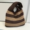 Soft Crochet Summer Tote Knit Woven Everyday Bag