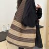 Soft Crochet Summer Tote Knit Woven Everyday Bag